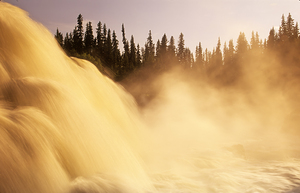 Misty Waterfalls