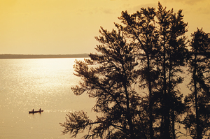Paddle Across Lake