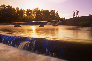 Morning at the Waterfalls
