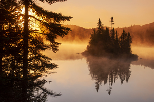 Sunrise Over Lake