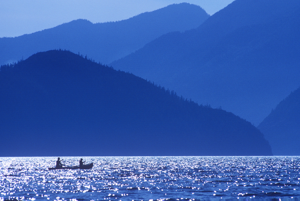 Canoeing Among the Mountains by Dave Reede Photohgraphy