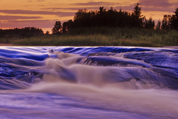 rapids along Pinawa Channel by Dave Reede Photohgraphy