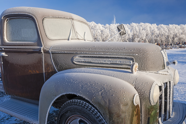 Old Truck in the Frost by Dave Reede Photohgraphy