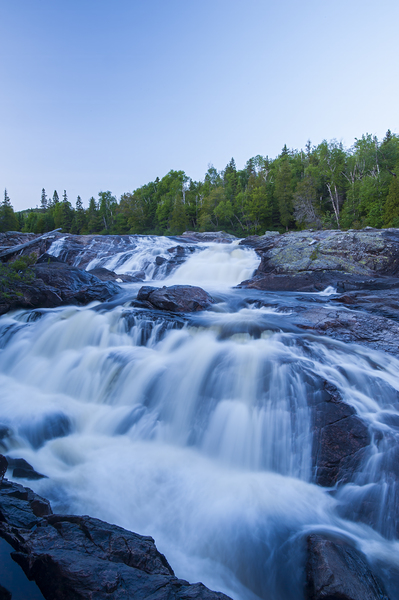 Waterfalls at Night by Dave Reede Photohgraphy