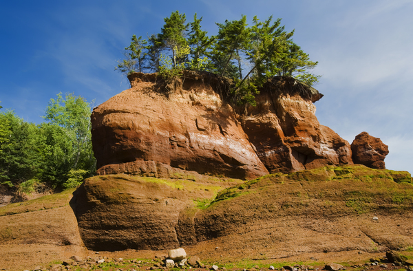 outgoing tide-sandstone shoreline by Dave Reede Photohgraphy