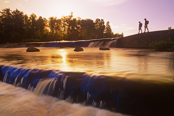 Morning at the Waterfalls by Dave Reede Photohgraphy