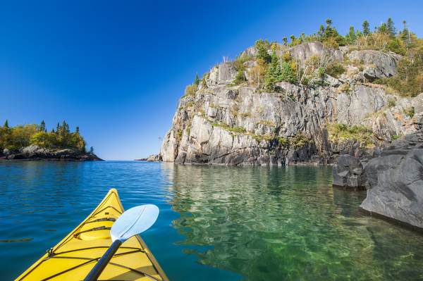 kayaking in Pukaskwa National Park by Dave Reede Photohgraphy