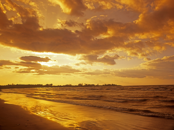 Patricia Beach Sunset by Dave Reede Photohgraphy