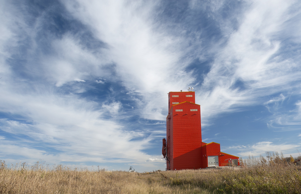 grain elevator Print