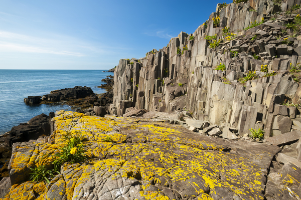 Basalt Rock Cliffs Print