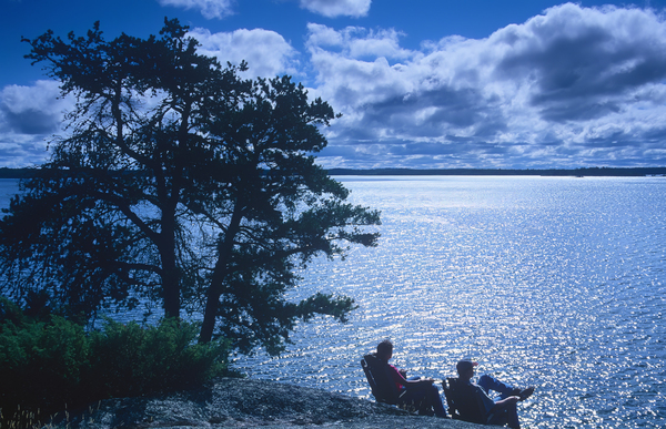 Relaxing at the Lake by Dave Reede Photohgraphy