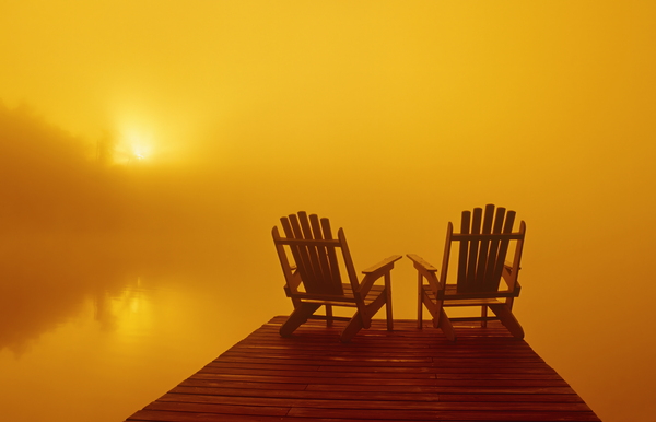 chairs Lyons Lake Print