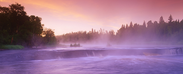 whiteshell river panoramic Print