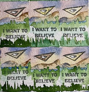 I WANT TO BELIEVE GALLEY series 1 B