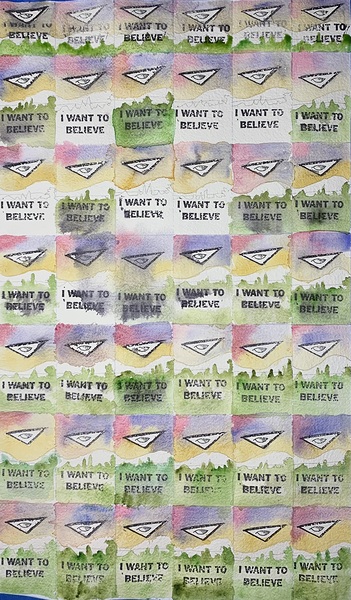 I WANT TO BELIEVE GALLEY series 1 A by Scott Woodard