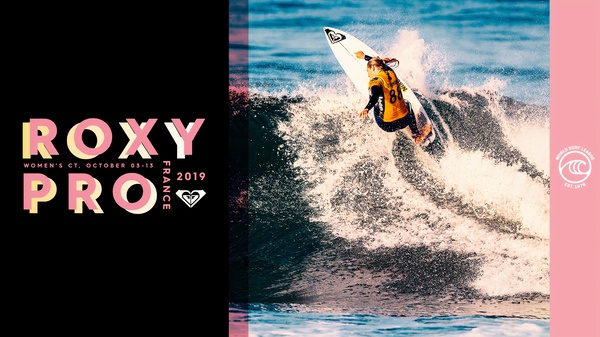2019 ROXY PRO France Surfing Competition Print - Surfing Poster by Surf Posters