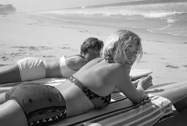 Vintage SURFING PHOTO - Black and White by Surf Posters