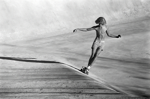 Vintage SKATEBOARDING PHOTO - Black and White by Surf Posters