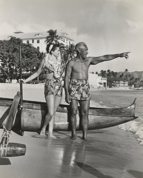 Vintage SURFING PHOTO - Black and White by Surf Posters