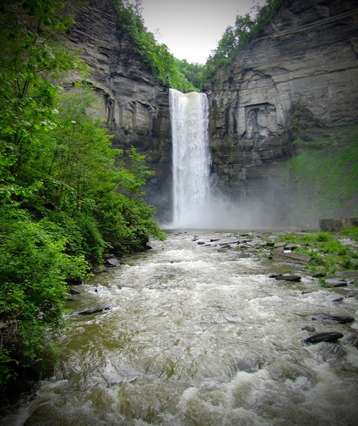 Taughannock in the Spring by Sheela Balcome