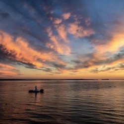 A Sunset Canoe