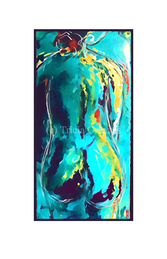 Nude in Bloom by Tricia Greaves Wall Art