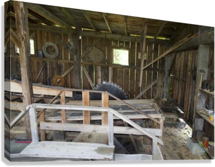 Replica Saw mill Canvas Print
