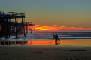 Surfer Sunset