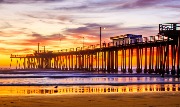 Fire Pier Print