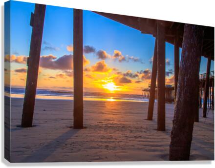 Covered Sunset Canvas Print