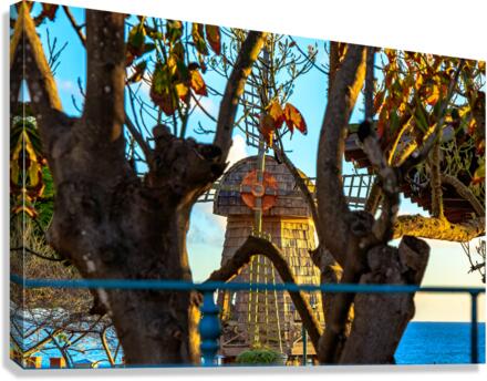 Beach Windmill Canvas Print