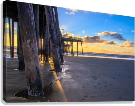 Pismo Rays Canvas Print