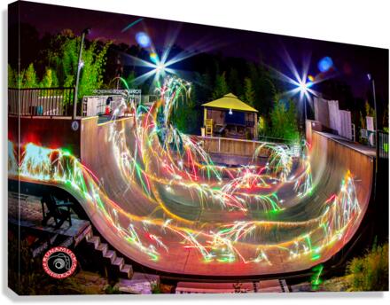 vert firework Canvas Print