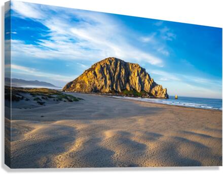 Glowing Rock Canvas Print