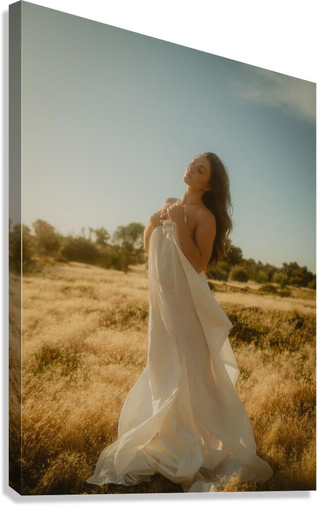 Enjoying Canvas Print