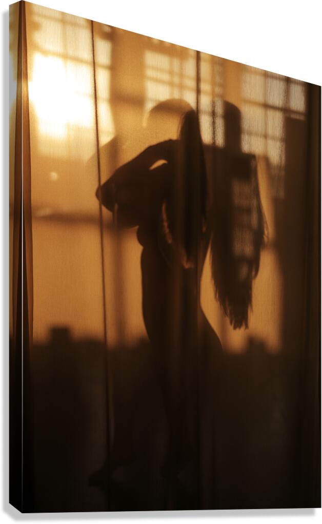 Sunset babe 2 Canvas Print