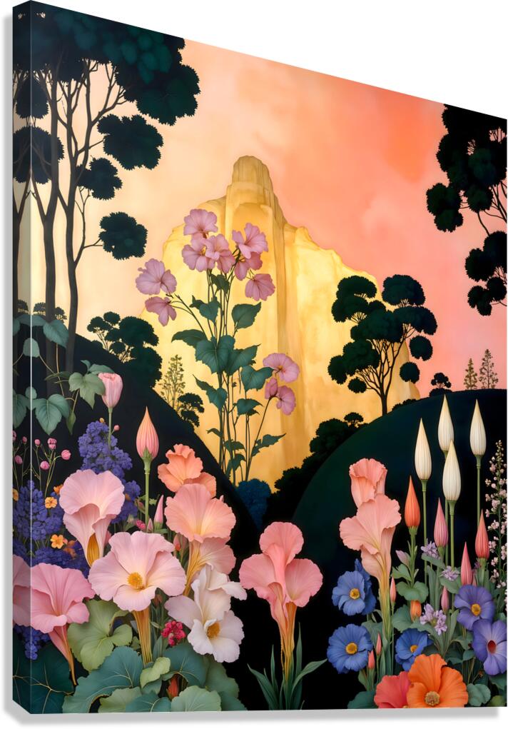 Golden Mountain Canvas Print