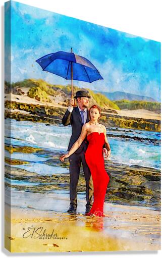 beachstorm Canvas Print