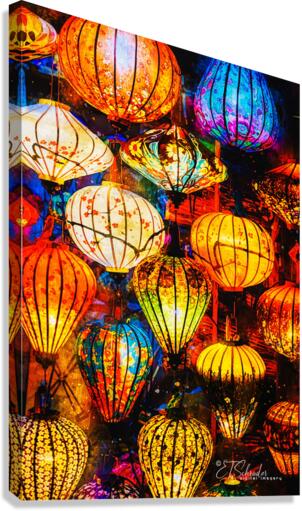 asian lanterns Canvas Print