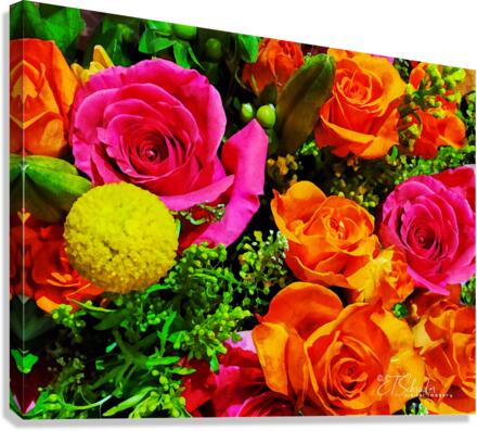 floral intervention Canvas Print