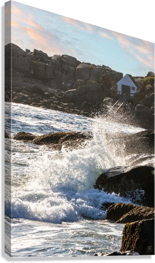 Seaside Storage Canvas Print