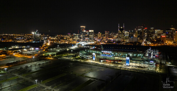 Nashville night Print