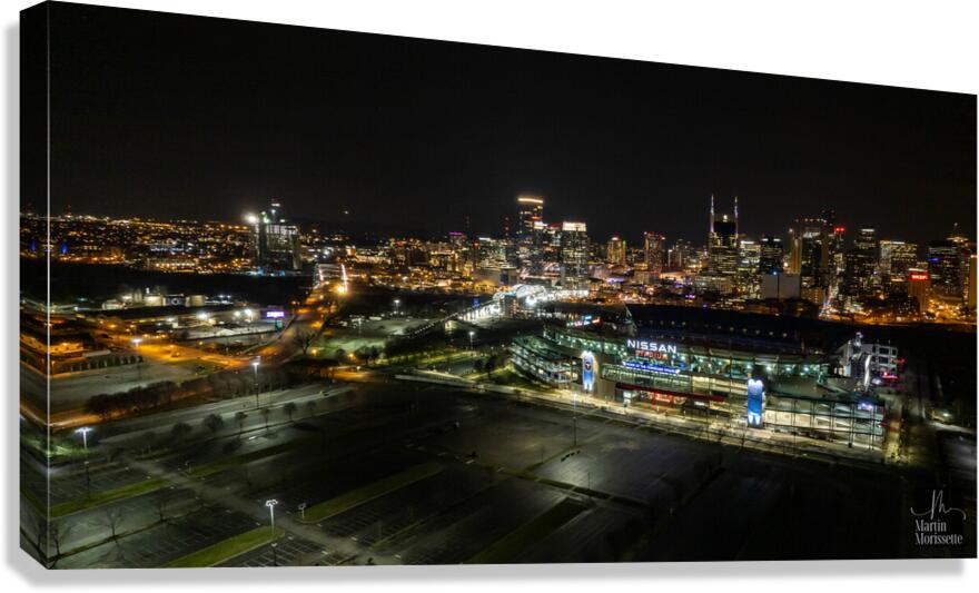 Nashville night Canvas Print