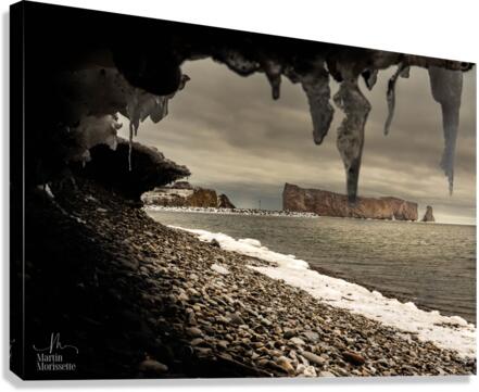 Rocher perce  Canvas Print