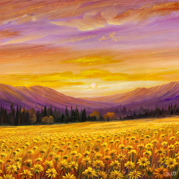 Where Flowers Meet the Sun by Ali designer