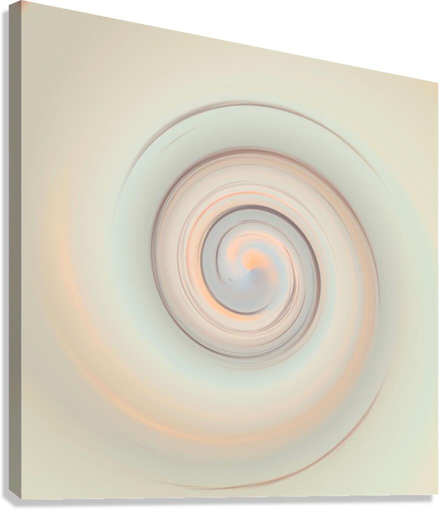 084 Sunset Mint Canvas Print