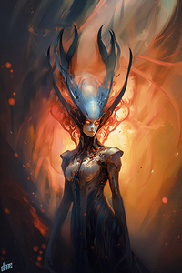 Otherworld Queen Fantasy Painting