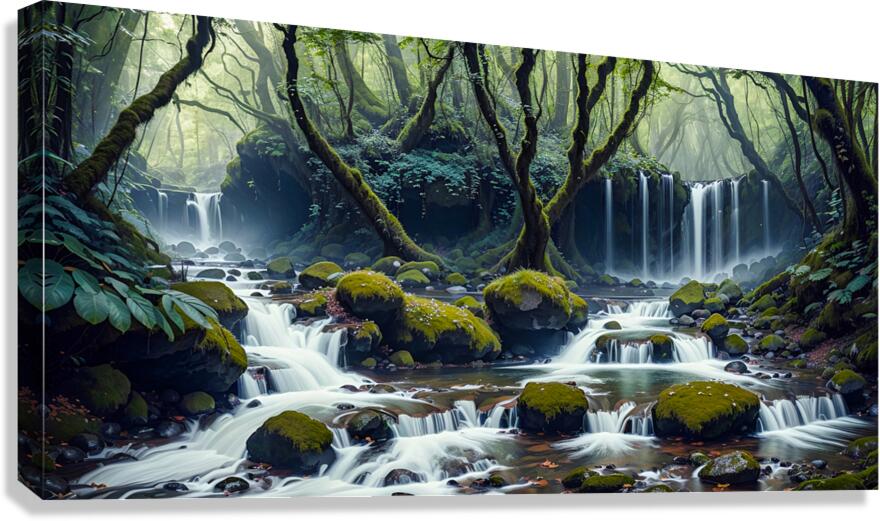 Forest Stream Canvas Print