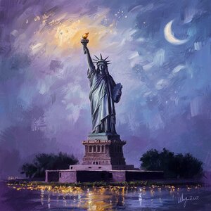 a mesmerizing impressionist painting capturing th