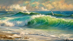 a mesmerizing impressionist painting of  0W8FRmXX